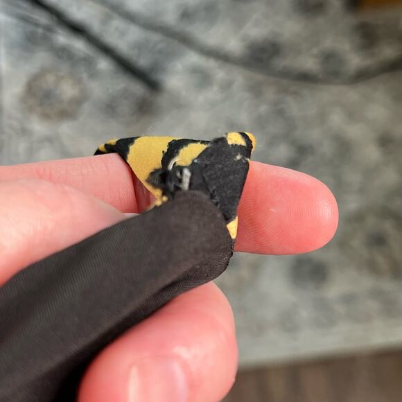 Lost + Wander Helena Sleeveless Black Tan Tiger V-Neck Midi Dress Small NWT - Picture 15 of 15